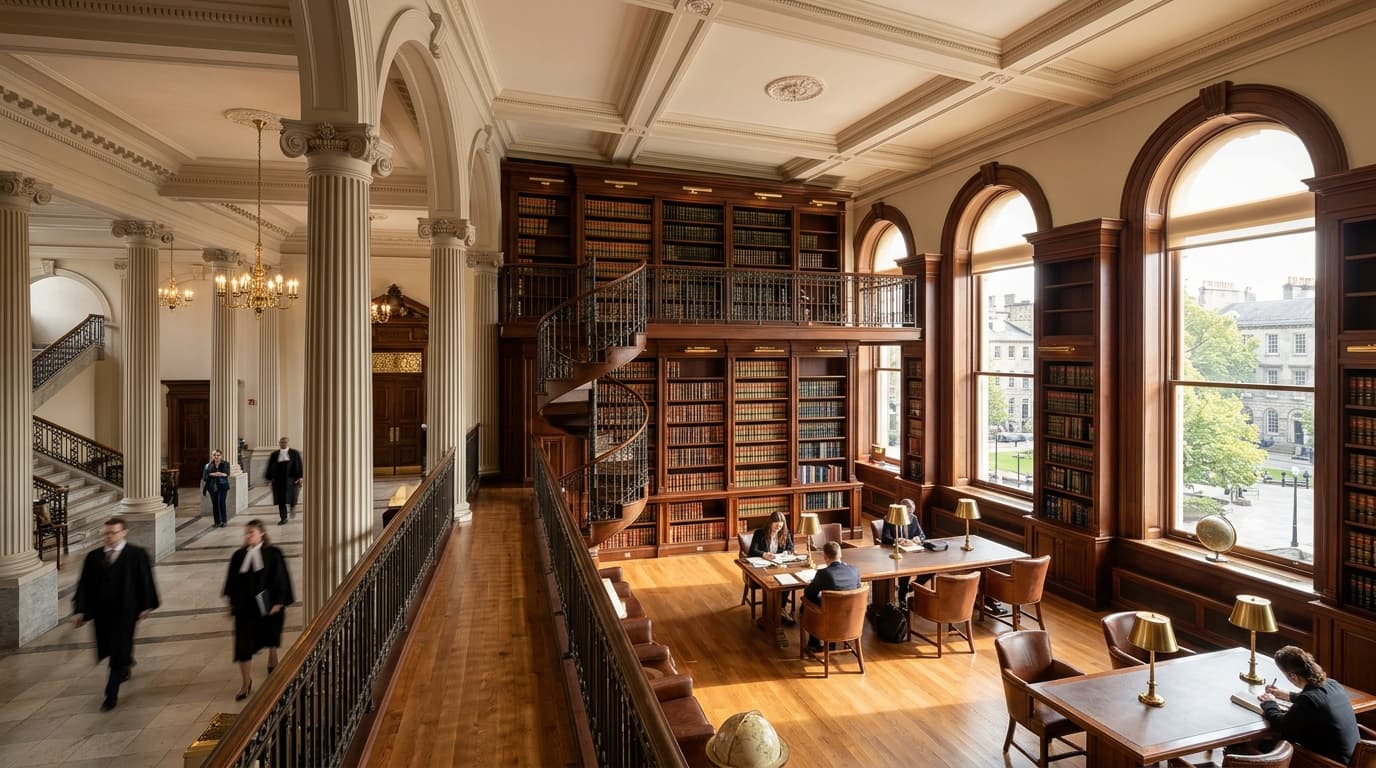 Courthouse library architecture